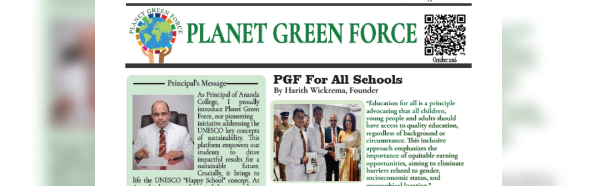 PGF Newsletter, October 2026